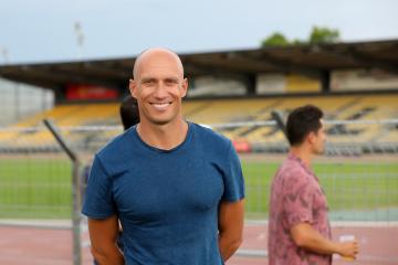 Entrainement des meilleurs français du demi-fond au Stadium