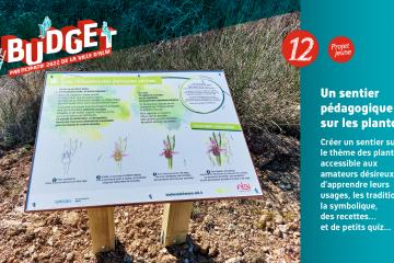 Projet #12 : « Un sentier pédagogique sur les plantes »