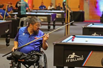 Le World Blackball Championships à Albi - compétition