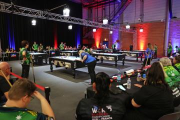 Le World Blackball Championships à Albi - compétition