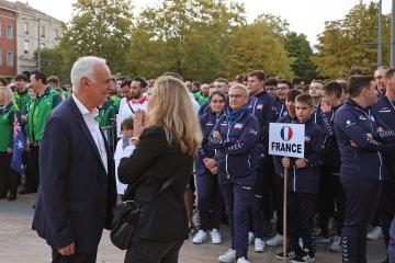 Le World Blackball Championships à Albi - Défilé des nations
