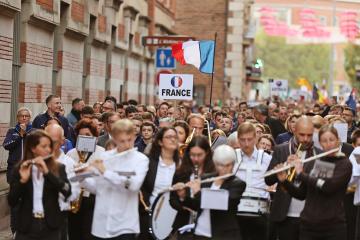 Le World Blackball Championships à Albi - Défilé des nations