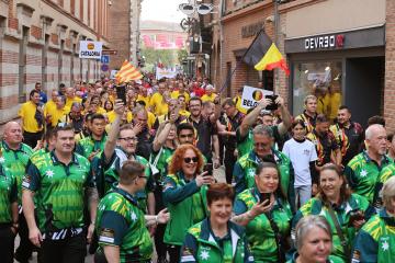 Le World Blackball Championships à Albi - Défilé des nations
