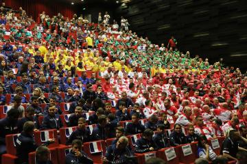 Le World Blackball Championships à Albi - cérémonie d'ouverture