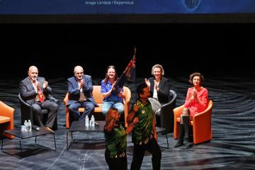 Le World Blackball Championships à Albi - cérémonie d'ouverture