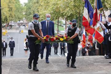 Cérémonie des anciens de la Police Nationale avant leur Assemblée Générale 