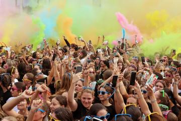 Albi "Color run" 2023 sur le circuit d'Albi