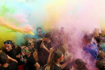 Albi "Color run" 2023 sur le circuit d'Albi