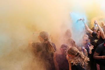 Albi "Color run" 2023 sur le circuit d'Albi