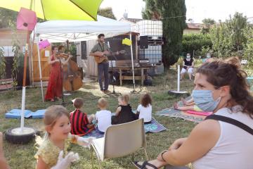 Concert jardin partagé Lapanouse.