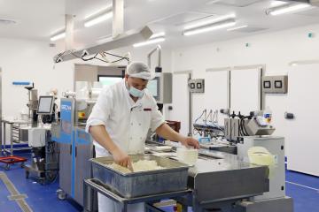 Mise en service de la cuisine centrale