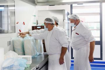 Mise en service de la cuisine centrale