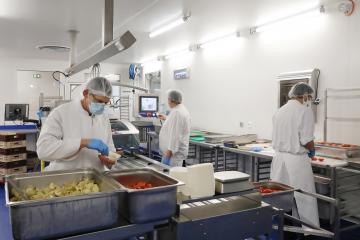 Mise en service de la cuisine centrale
