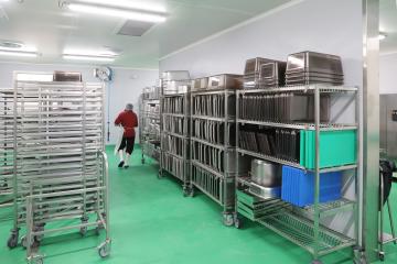 Mise en service de la cuisine centrale