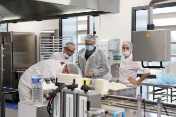 Mise en service de la cuisine centrale