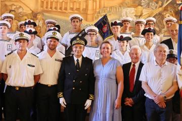 Cérémonie de remise de diplômes aux élèves de la Préparation Militaire Marine Laperouse