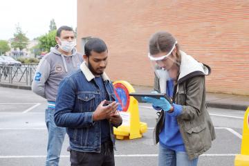 Distribution de masques