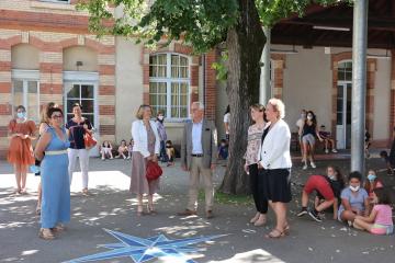 Inauguration fresque école JJ Rousseau