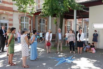 Inauguration fresque école JJ Rousseau