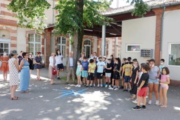 Inauguration fresque école JJ Rousseau