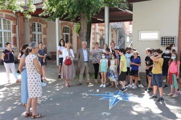 Inauguration fresque école JJ Rousseau