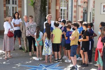 Inauguration fresque école JJ Rousseau