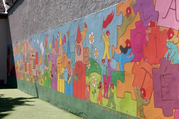 Inauguration fresque école JJ Rousseau