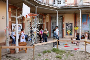 Exposition à l'école Pasteur 