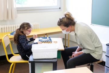 Ecole Rochegude la rentrée ce matin