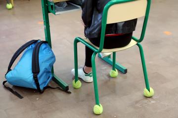 Ecole Rochegude la rentrée ce matin