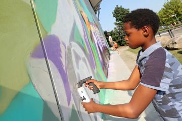 Fresque de Cantepau