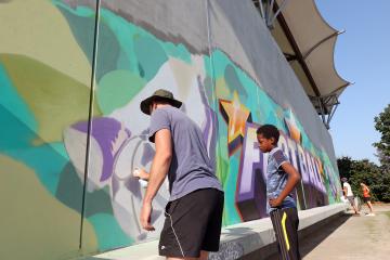 Fresque de Cantepau