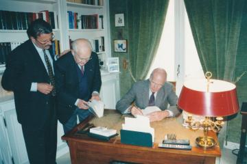 VGE Hommage au président disparu