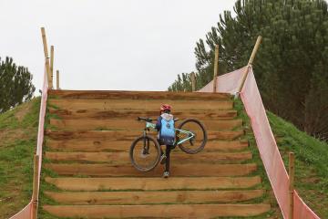 Inauguration de la piste de cyclo-cross de la Plaine des sports et de loisirs de la Guitardié