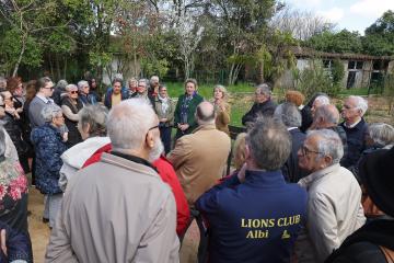 Inauguratin jardin de la Madeleine