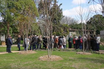 Inauguratin jardin de la Madeleine