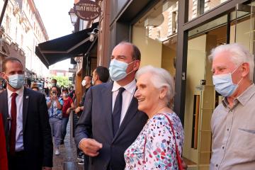  19 août 2021 : visite de Jean Castex à Albi