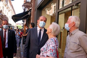  19 août 2021 : visite de Jean Castex à Albi
