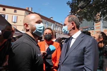 19 août 2021 : visite de Jean Castex à Albi