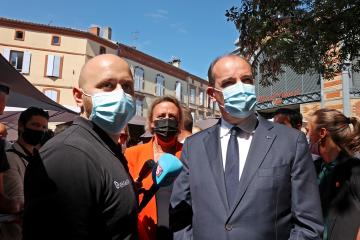  19 août 2021 : visite de Jean Castex à Albi