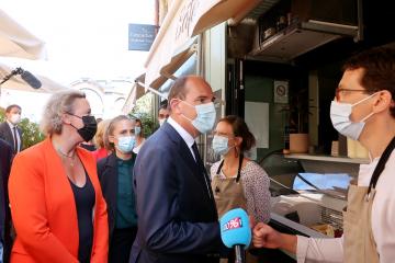  19 août 2021 : visite de Jean Castex à Albi