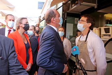  19 août 2021 : visite de Jean Castex à Albi