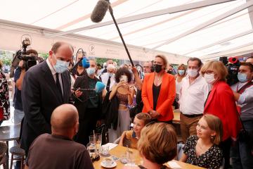  19 août 2021 : visite de Jean Castex à Albi