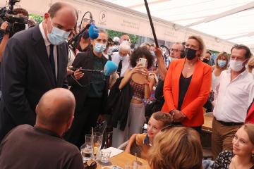  19 août 2021 : visite de Jean Castex à Albi