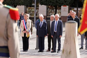 Cérémonie de remise des Képis blancs de la Légion étrangère