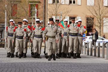 Cérémonie de remise des Képis blancs de la Légion étrangère