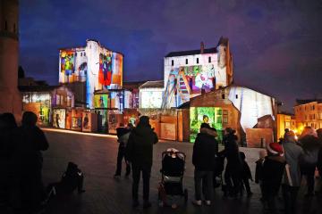 Noël à Albi 2022 - Mapping architectural au palais de la Berbie