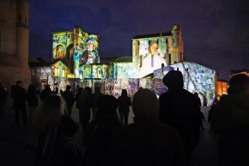 Noël à Albi 2022 - Mapping architectural au palais de la Berbie