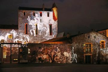 Noël à Albi 2022 - Mapping architectural au palais de la Berbie