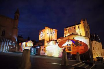 Noël à Albi 2022 - Mapping architectural au palais de la Berbie